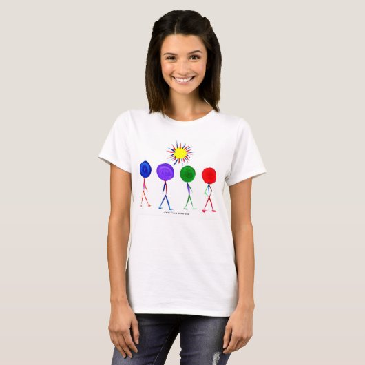 Snoep Waters Autisme Artist T-shirt (Voorkant volledig)