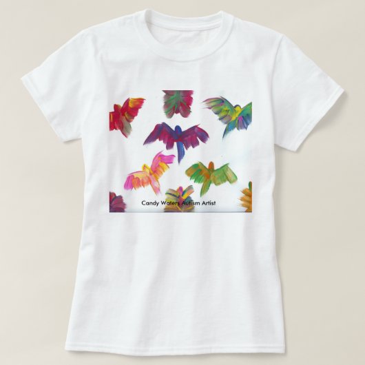 Snoep Waters Autisme Artist T-shirt (Design voorkant)