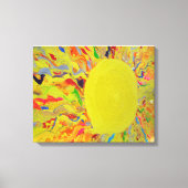 Snoep Waters Autisme Kunstenaar Schilderen op Canv Canvas Afdruk (Voorkant)