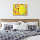 Snoep Waters Autisme Kunstenaar Schilderen op Canv Canvas Afdruk (Insitu (Slaapkamer))