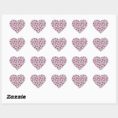 Snoep wervelkolom hart sticker (Vel)