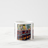 Snoep winkel met Soda Fountain Espresso Kop (Voorkant)