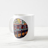 Snoep winkel met Soda Fountain Koffiemok (Voorkant links)