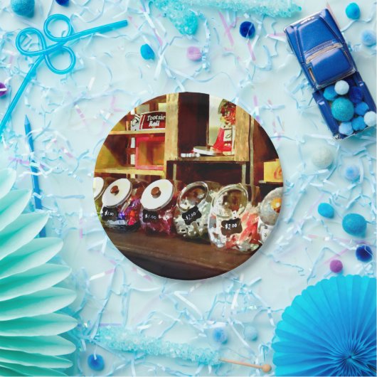 Snoep winkel papieren bordje (Feest)