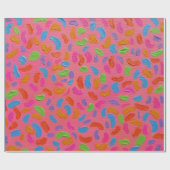 Snoep Winkel Roze Cadeaupapier (Vlak)