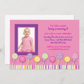 Snoep Winkelen - Birthday - uitnodigingen (Voorkant / Achterkant)