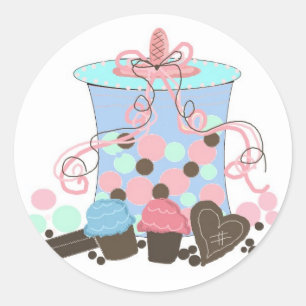 Snoep Winkelen Ronde Sticker