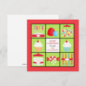 Snoep Winkelen voor zakelijke kerstKaarten Feestdagenkaart (Voorkant / Achterkant)
