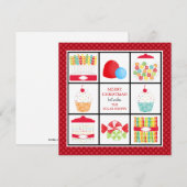 Snoep Winkelen voor zakelijke kerstKaarten Feestdagenkaart (Voorkant / Achterkant)