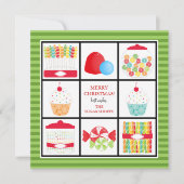 Snoep Winkelen voor zakelijke kerstKaarten Feestdagenkaart (Voorkant)