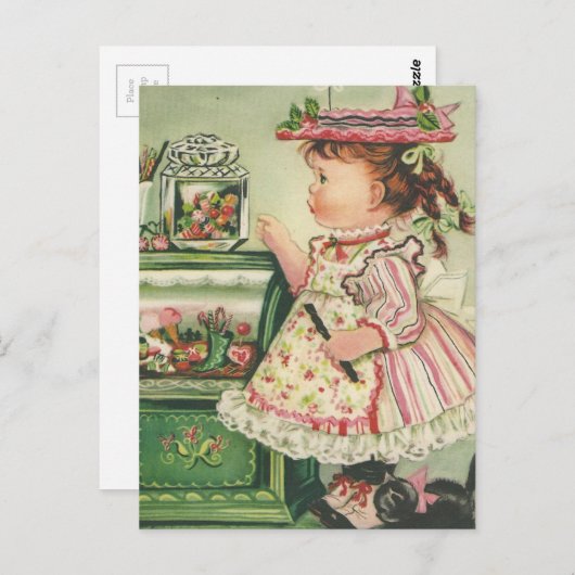  Snoep Winkelkaart Briefkaart (Voorkant / Achterkant)