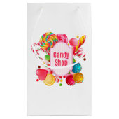 Snoep Winkeltas met cadeaus Klein Cadeauzakje (Achterkant)