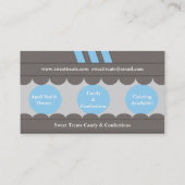 Snoep WinkelVisitekaartje Visitekaartje (Achterkant)