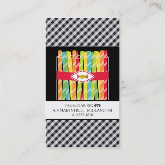 Snoep WinkelVisitekaartjes Visitekaartje (Voorkant)