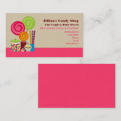 Snoep WinkelVisitekaartjes Visitekaartje (Voorkant / Achterkant)