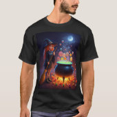 Snoep Witch T-Shirt Design. (Voorkant)