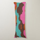 Snoep Wolken aangepaste monogram kussen (Voorkant Verticaal)