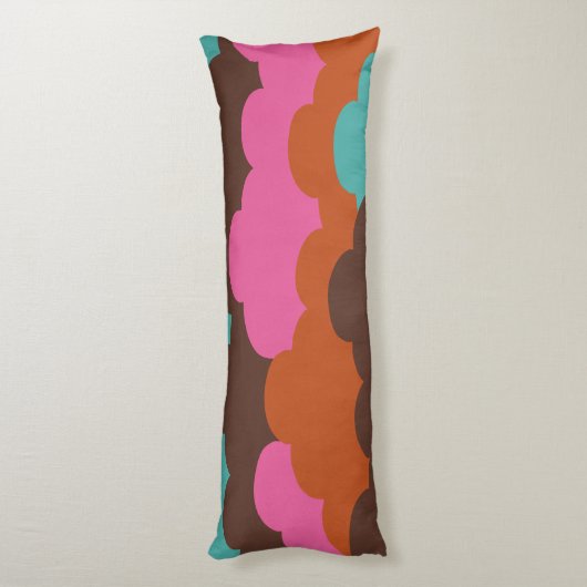 Snoep Wolken aangepaste monogram kussen (Achterkant (Verticaal))