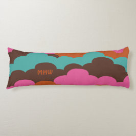 Snoep Wolken aangepaste monogram kussen