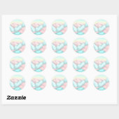 Snoep Wolken Ronde Sticker (Vel)