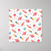 Snoep Wonderland Canvas Afdruk (Voorkant)