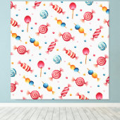 Snoep Wonderland Canvas Afdruk (Insitu (Houten vloer))