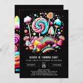 Snoep Wonderland Kaart (Voorkant / Achterkant)