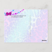 snoep Wonderland Leopard Briefkaart (Achterkant)