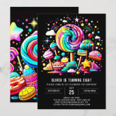 Snoep Wonderland Verjaardag Kaart (Voorkant / Achterkant)