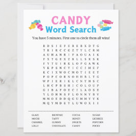 Snoep Word Search spel