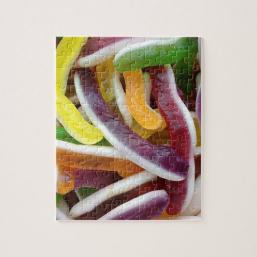 Snoep Worms Legpuzzel (Verticaal)