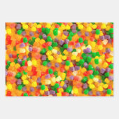 Snoep zoet moerasje met gumdrop inpakpapier vel (Voorkant)