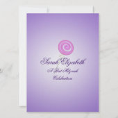 Snoep zoete biet Mitzvah Grape Kaart (Achterkant)