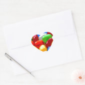 snoep zoete suiker hart sticker (Envelop)