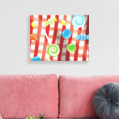 Snoep & Zoetigheden Canvas Afdruk (Insitu (Woonkamer))