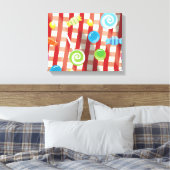 Snoep & Zoetigheden Canvas Afdruk (Insitu (Slaapkamer))