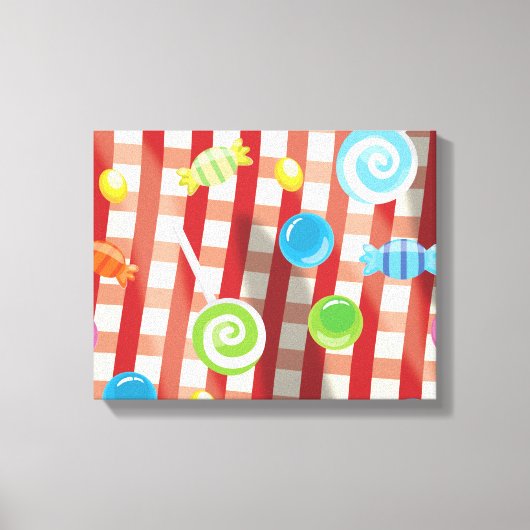 Snoep & Zoetigheden Canvas Afdruk (Voorkant)