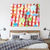 Snoep & Zoetigheden Canvas Afdruk (Insitu (Slaapkamer))