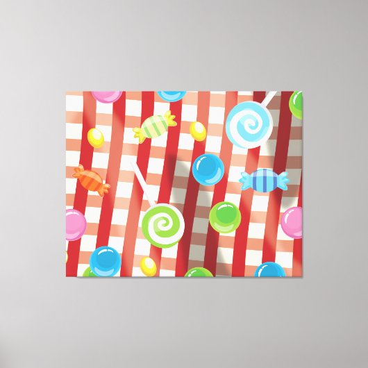 Snoep & Zoetigheden Canvas Afdruk (Voorkant)