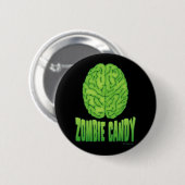 Snoep Zombie Ronde Button 5,7 Cm (Voorkant /achterkant)