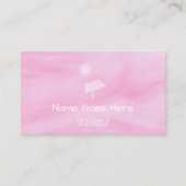 "Snoep" Zonne-energie-Visitekaartjes Visitekaartje (Voorkant)