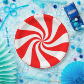 Snoep, Zwavelspiraal Papieren Bordje (Feest)