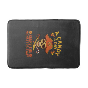 Snoepdag Halloween Piraat Schedelstok Badmat