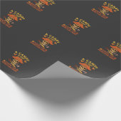 Snoepdag Halloween Piraat Schedelstok Cadeaupapier (Hoek)