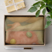 Snoepdagdroom – Pastelkleurige Macaron Rococo Tissuepapier (Geschenk)