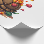 Snoepdop Schildpad Cadeaupapier (Hoek)
