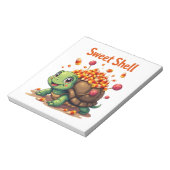 Snoepdop Schildpad Notitieblok (Linkerzijde)