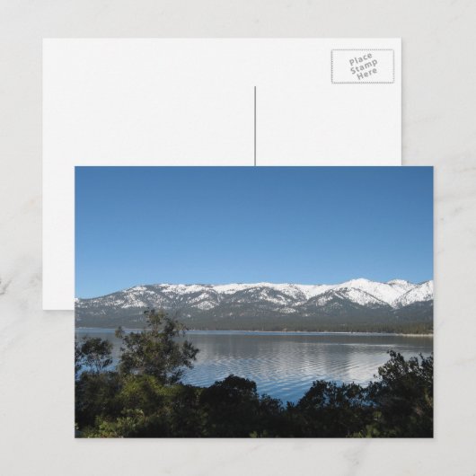 Snoepdorp Noord-Shore Lake Tahoe Briefkaart (Voorkant / Achterkant)