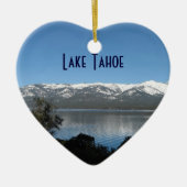 Snoepdorp Noord-Shore Lake Tahoe Keramisch Ornament (Voorkant)