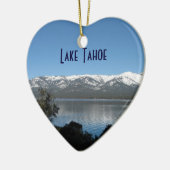 Snoepdorp Noord-Shore Lake Tahoe Keramisch Ornament (Links)